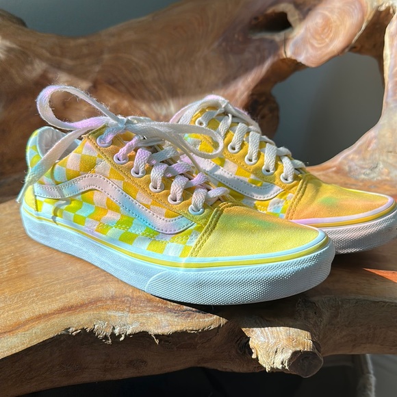 Vans Shoes Womens Yellow Vans Size 7 Sneaker Poshmark